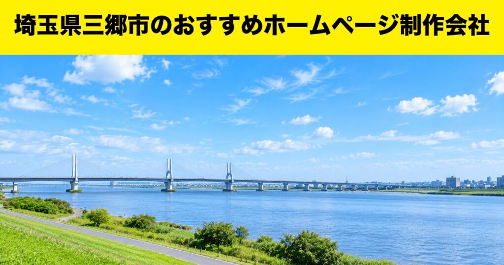 埼玉県三郷市のおすすめホームページ制作会社